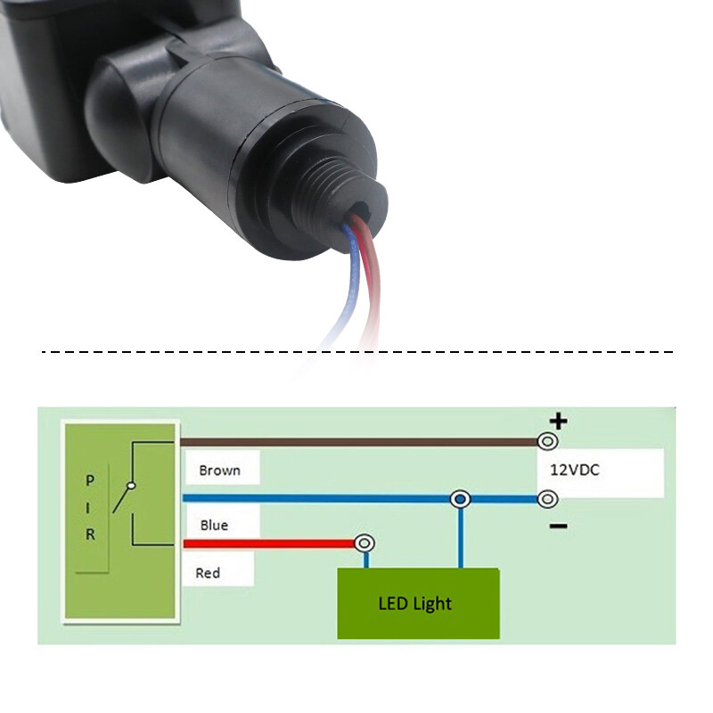 Kolam Rumah Motion Sensor Lampu 5W-100W AC 220V Otomatis IR motion Sensor Switch dengan Lampu LED Baru