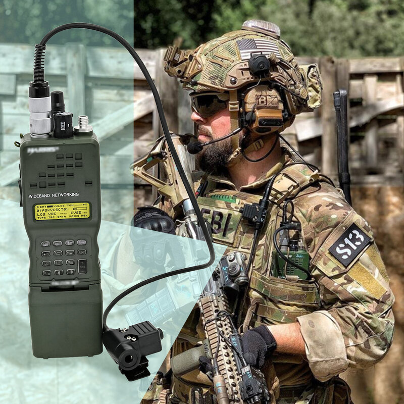 TS TAC-SKY Harris AN/PRC152 152A wojskowe radio walkie-talkie model Harris wirtualne podwozie + akcesoria PTT6pin U94 PTT