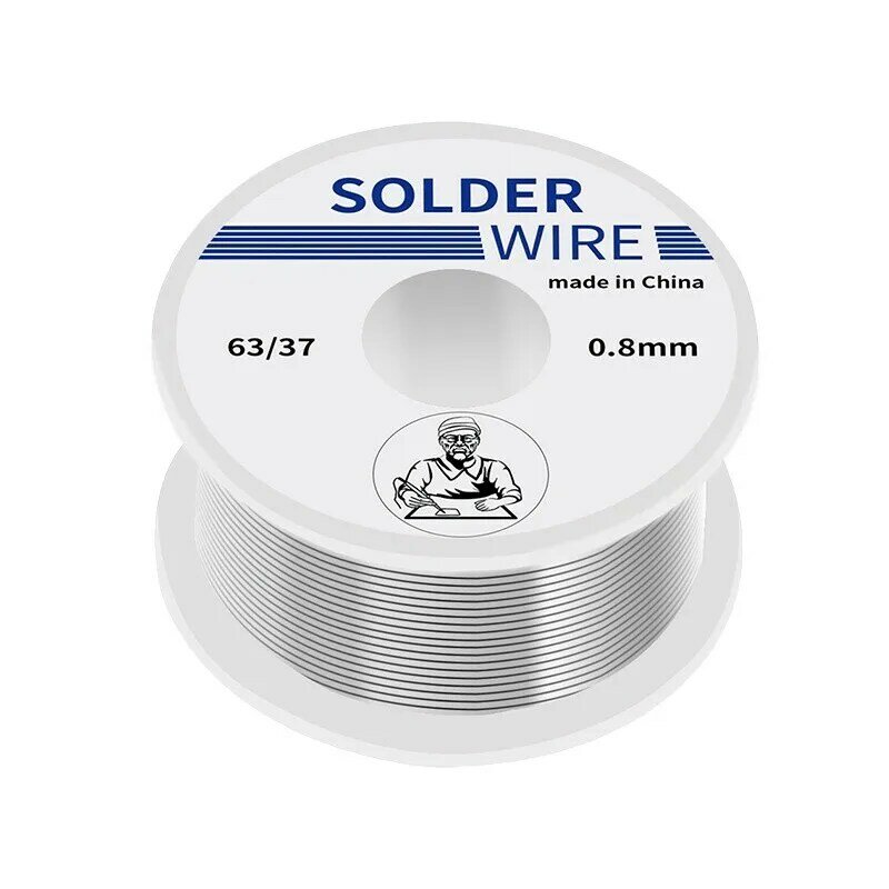 0.8Mm 1.0Mm 20G 50G 100G Super Solderen Tin Draad Tin Melt Rosin Core Soldeer Soldeer draad Roll Geen Schone Flux 2.0% Voor Reparatie