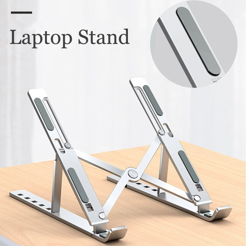 7 Gaten Verstelbare Laptop Stand Voor Macbook Onder 14 ''Notebook Opvouwbare Stand Abs Lichtgewicht Beugel Laptop Houder Voor Tablet