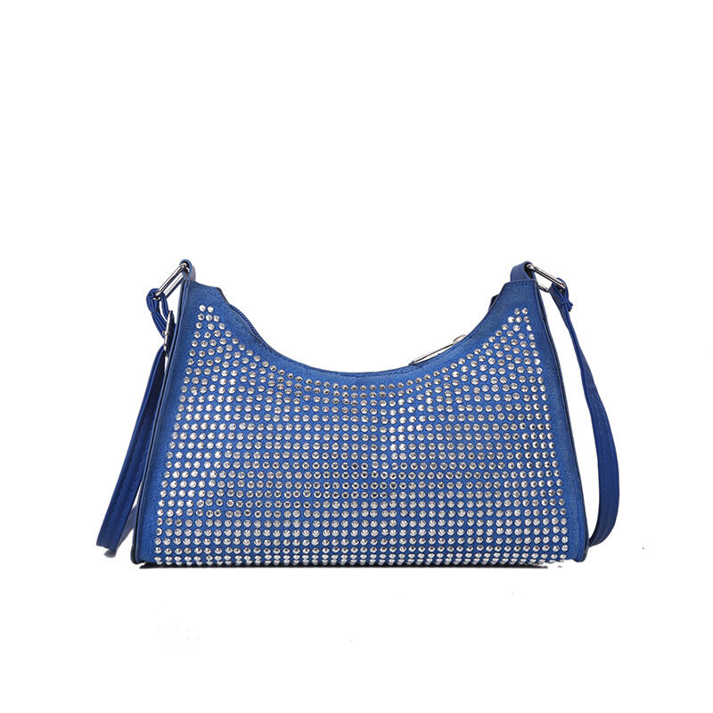 2022 New Women's Fashion Underarm Bag Retro Solid Color PU Leather Shoulder Bag Casual Women Hobos Handbags