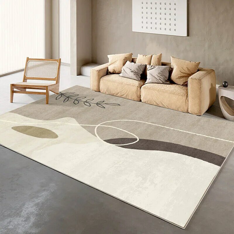 Alfombra de área grande de simplicidad japonesa, decoración de sala de estar, alfombra de salón, alfombra de decoración del hogar, alfombras de alta calidad para dormitorio