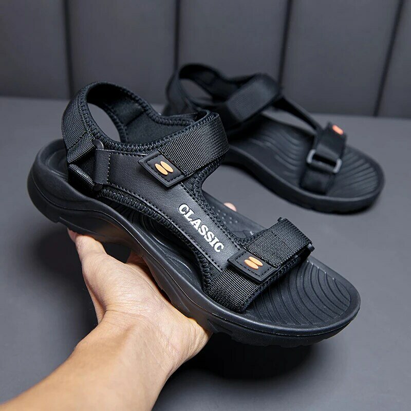 Men Sandals Summer Leisure Beach Holiday Sandals Men Shoes 2021 New Outdoor Male Retro Comfortable Casual Sandals Men Sneakers