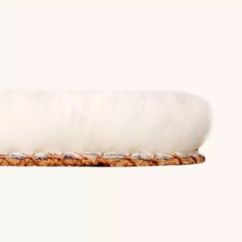 Xiaomi youpin pele de lã quente integrado palmilha de cortiça anti-frio villi uso de temperatura de bloqueio de cortiça no inverno unisex manter palmilha quente