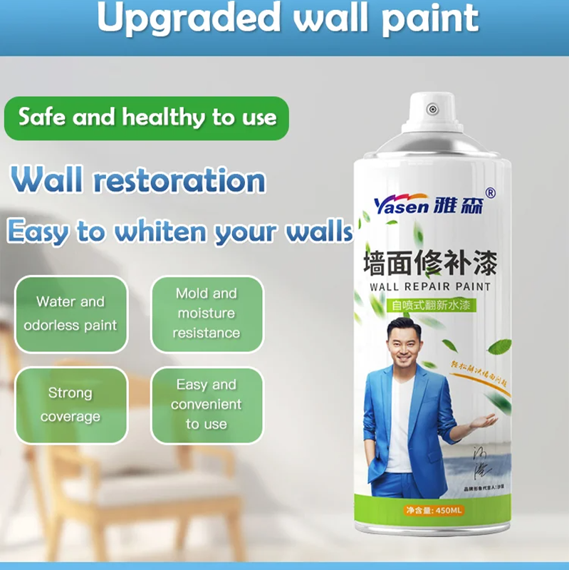 Serbaguna Dinding Perbaikan Cat Dinding Semprot Cat Perlindungan Berbasis Air Cat Grafiti Perbaikan Noda Perbaikan Cat Diri Semprot L
