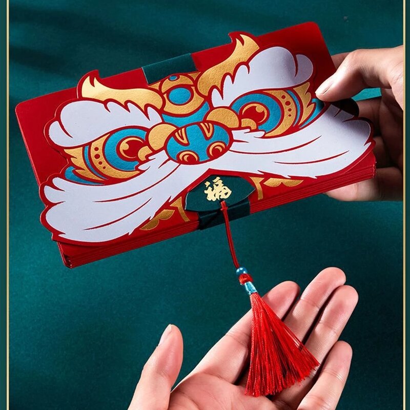 2022 Red Envelope Creative Folding 2022 New Year Of The Tiger Children's Cartoon Hongbao Style New Year Gift Red Envelope Gifts