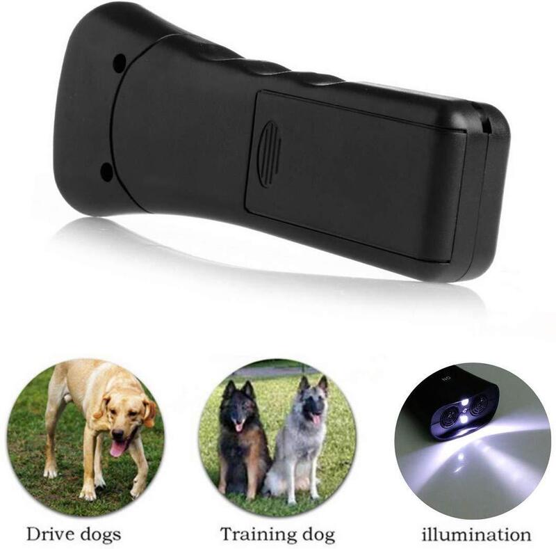 Répulsif à ultrasons LED pour chiens, dispositif Anti-aboiement, Laser, appareil d'entraînement