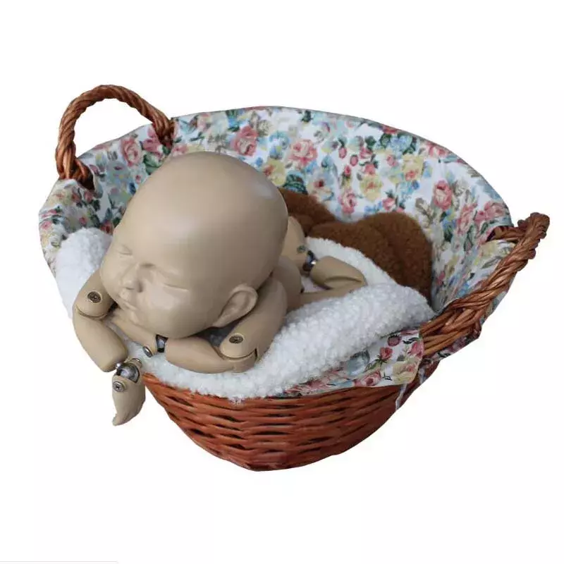 36x36cm fotografia recém-nascido posando cesta enchimento travesseiro foto do bebê prop almofada da criança tiro assistente almofada