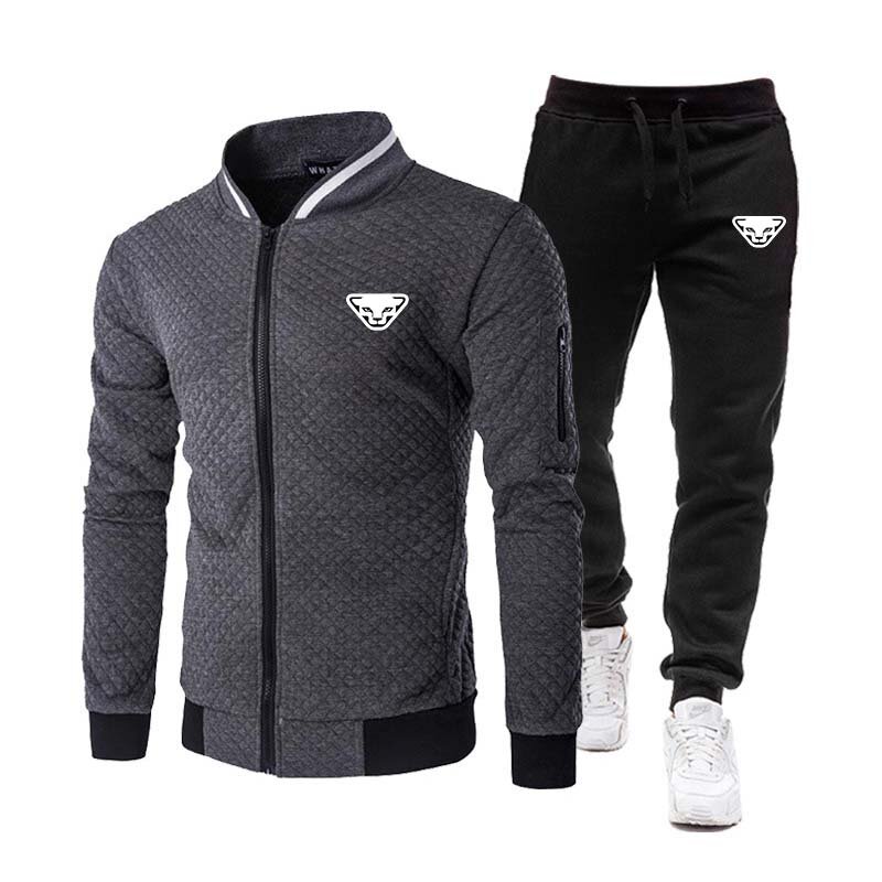 2023 фирменный весенне-осенний модный свитер DYNRFIT на молнии, повседневная спортивная одежда, мужской костюм + брюки