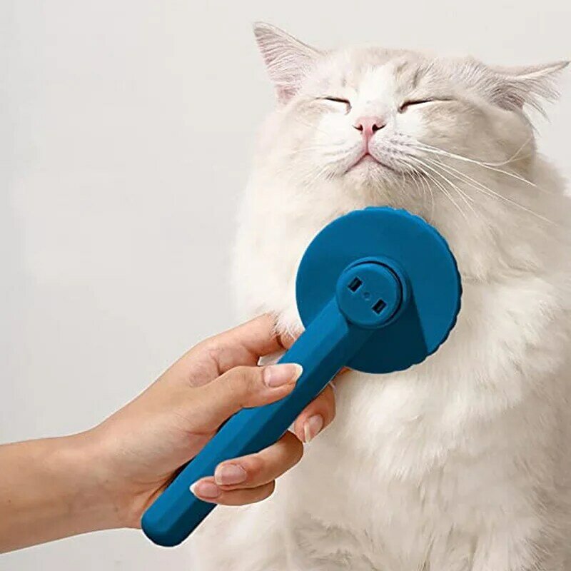 Pet pente gato pente escova de cabelo do animal de estimação para o gato cão de estimação grooming limpeza do cabelo do animal de estimação