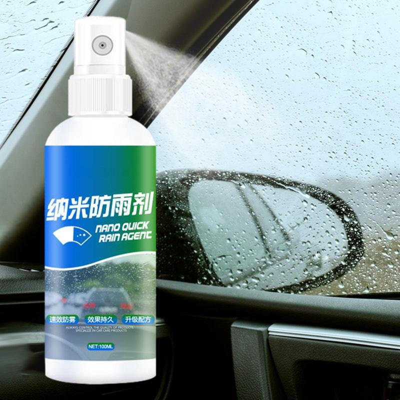 Spray anti-buée pour lunettes, agent anti-pluie pour vitres de voiture, agent anti-buée pour miroirs et lunettes, 100ml