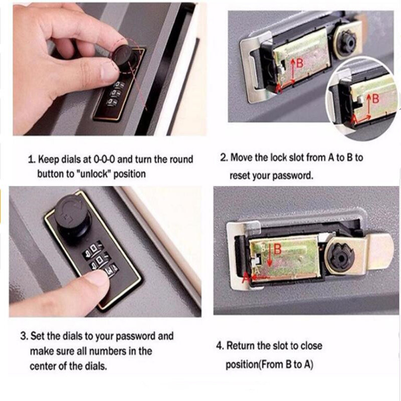 .La Mini Safe หนังสือกล่องเงินซ่อน Secret Security Safe Lock เงินสดเหรียญเงินเก็บเครื่องประดับอัญมณี Key Locker สำหรับเด็...