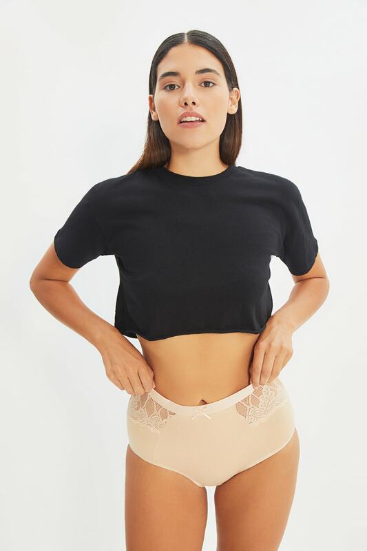 Trendyol – culotte taille extra large, paquet de 3 pouces