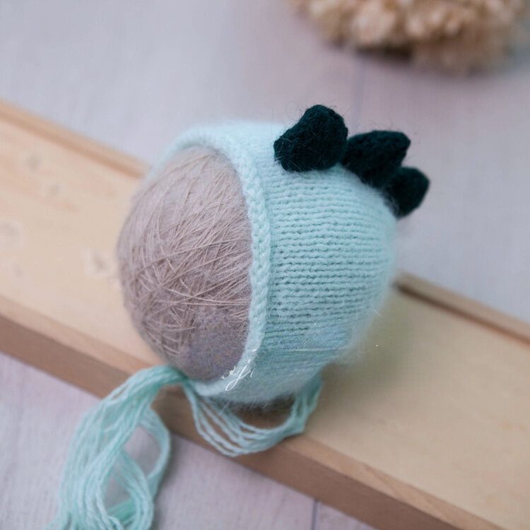 Sombrero de ganchillo de lana para foto de recién nacido, accesorios de fotografía para bebé, niño y niña