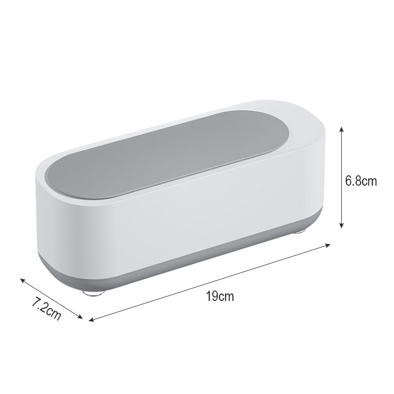 MINI Ultrasonic ทำความสะอาดแบบพกพาแหวนทำความสะอาดอัลตราโซนิกทำความสะอาดเครื่องแบตเตอรี่ประเภทเคร...