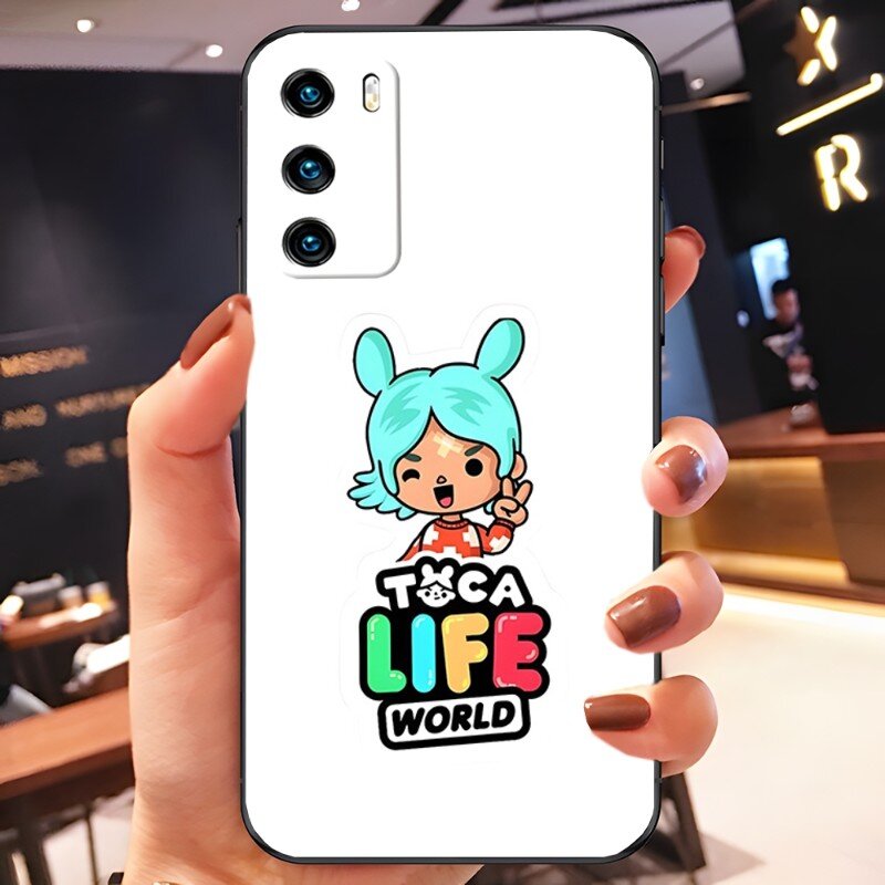 Toca Boca Toca Life World Game Phone Case For Huawei Y7 Y9 Y7A Y7P Y6 Y6Pro Y5 Y5P Prime 2020 2019 2018 2017 Nova 9S 9RO 9SE