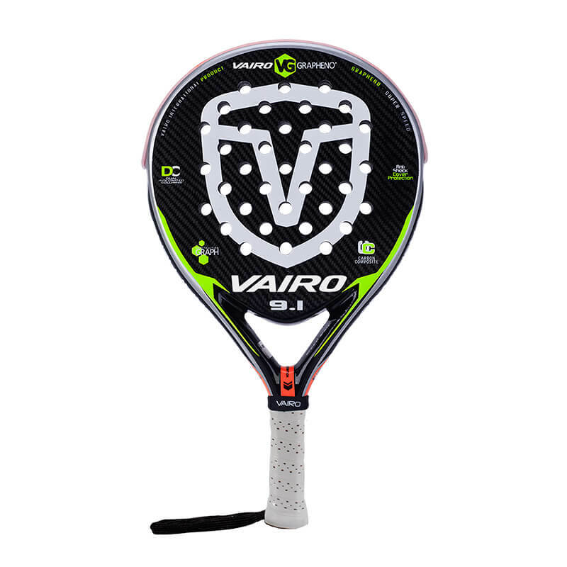 Vairo 9.1พาเดล Racket Professional Series Palas 3ชั้นคาร์บอนไฟเบอร์ Board Paddle แร็กเก็ต EVA Face เทนนิสชายหาดแร็กเก็ต