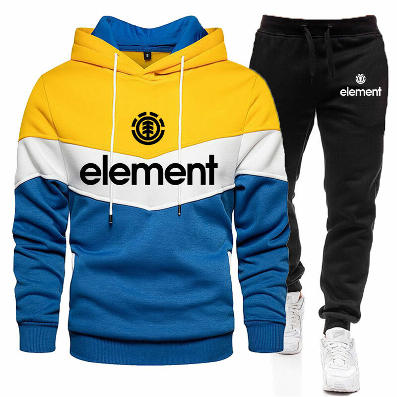 Neueste 2022 Mode Trainings anzug Herren Hoodie Sport hose Set Pullover Pullover Tops und Jogging Laufhose Casual Outfit
