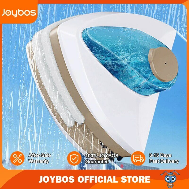 JOYBOS Customized Magnetic Window Cleaner Glass Wiper Cleaning Tool Automatic Water Discharge Home Double-layer Wiper Scraper