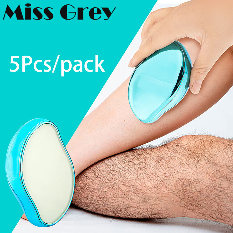 5Pcs Magic Crystal Hair Eraser Physical Painless Epilator Pink Bleame Remover Epilation Body Beauty Hand Legs Depilator Stone
