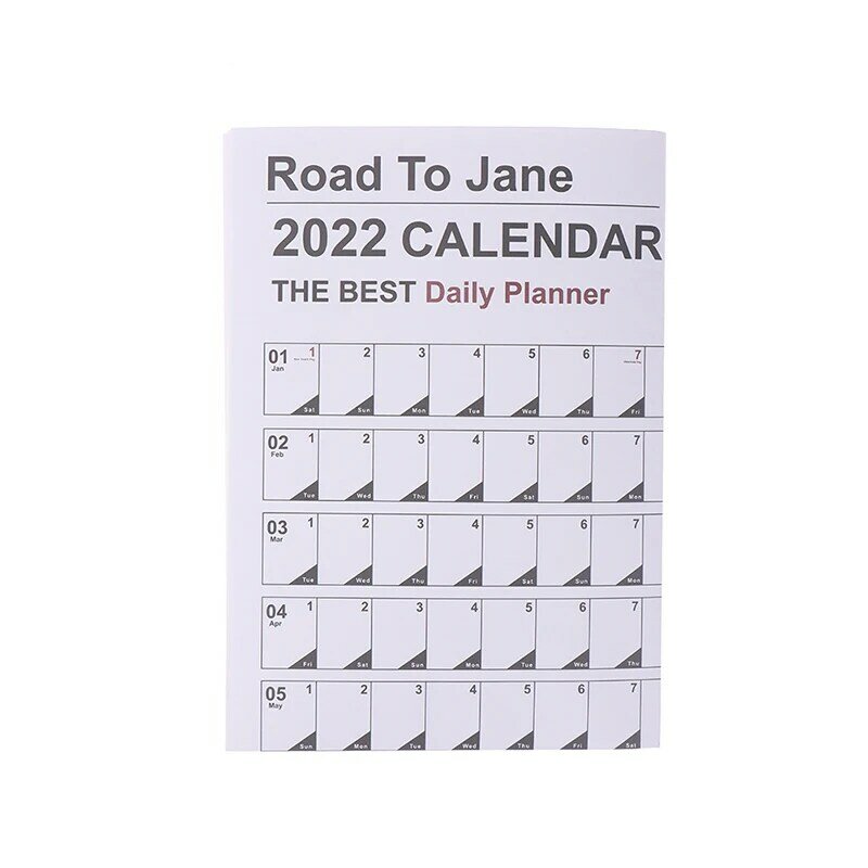 2022 jahr Jährliche Plan Kalender Täglichen Zeitplan Mit Aufkleber Punkte Wand Planer Schreibwaren Studie Planung Lernen