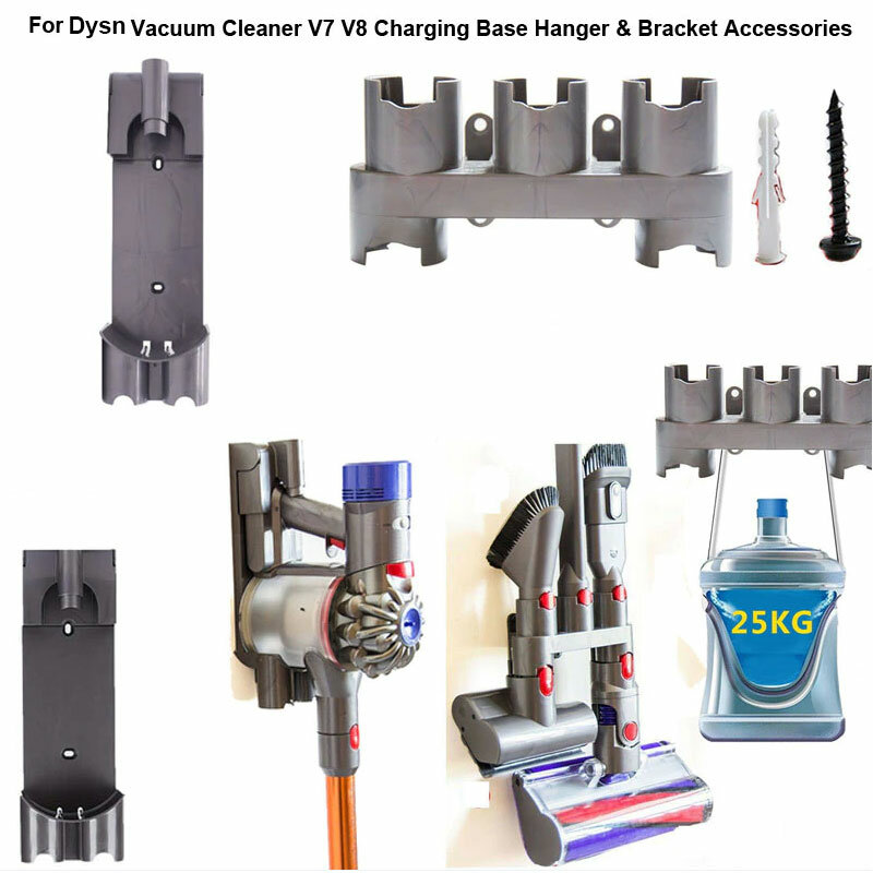 เปลี่ยนสำหรับ Dyson V7 V8 V10Pylons Charger แขวนแปรงเครื่องมือหัวฉีดฐาน Bracket Storage ชั้นวางอุปกรณ์เครื่องดูดฝุ่น