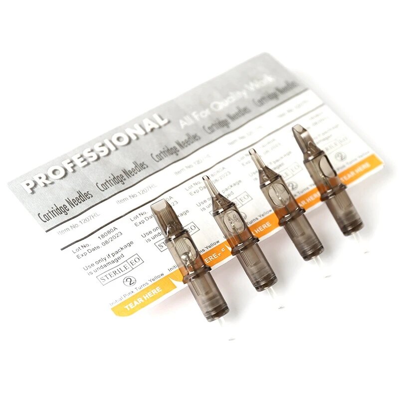 50PCS STIGMA Tattoo Needles Revolution Cartridge Curved Magnum Shader #12 (0.35mm needle) #10(0.3mm needle)