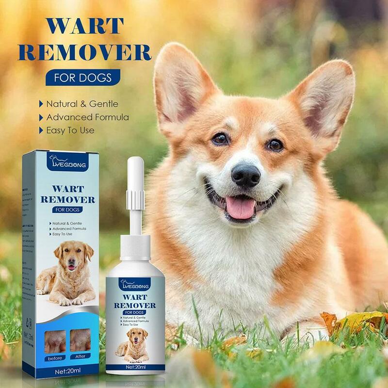 20ML สุนัข Wart Remover ธรรมชาติสุนัขแท็กสุนัข Wart Removal Treatment กับ Moles Remover Warts Liquid สำหรับสุนัข