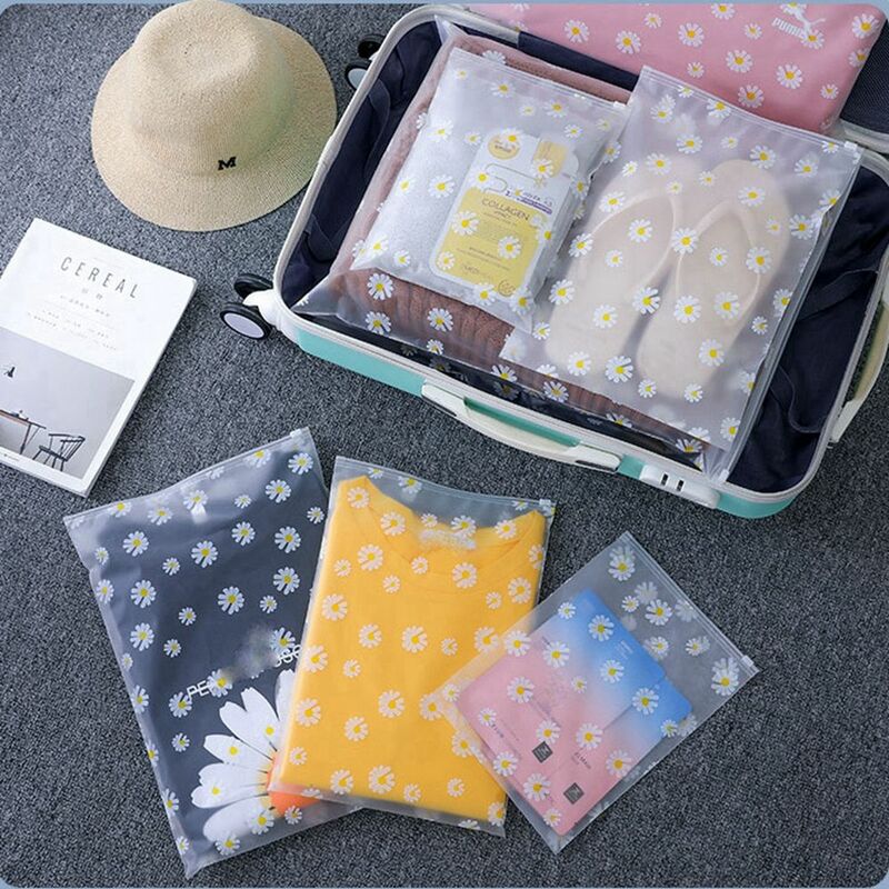 8Sizes Portable Travel Bag Transparent Zip Lock Storage for Cloth Bag Waterproof Shoes Bag Make Up Storage Organizer Pouch