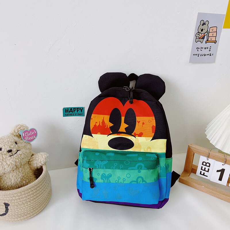 Disney's New Joint Mickey Children's Backpack Cartoon Cute Boy Girl Schoolbag Large Capacity Fashion Trend Children's Schoolbag