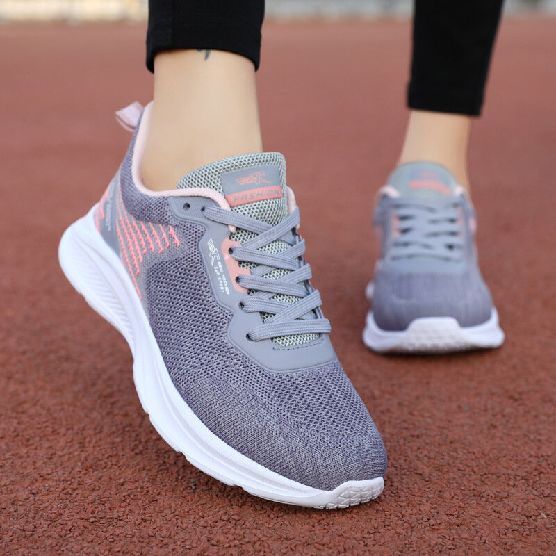 ผู้หญิงรองเท้าสบายๆ2022ใหม่รองเท้าผ้าใบตาข่าย Breathable คู่รองเท้าผู้หญิงผู้ชายกีฬารองเท้าวิ่งร...