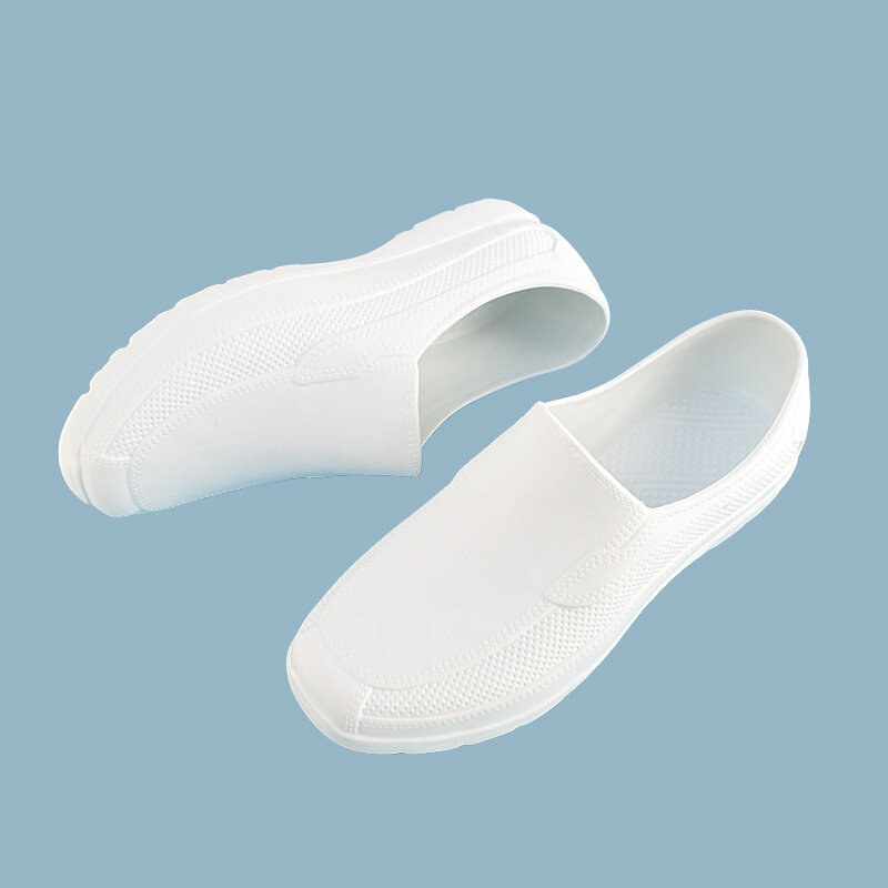 Botas de chuva de espuma eva de alealfalling masculino grossas altas médias baixas botas de chuva sapatos de trabalho antiderrapante resistente ao desgaste soda resistente ao ácido