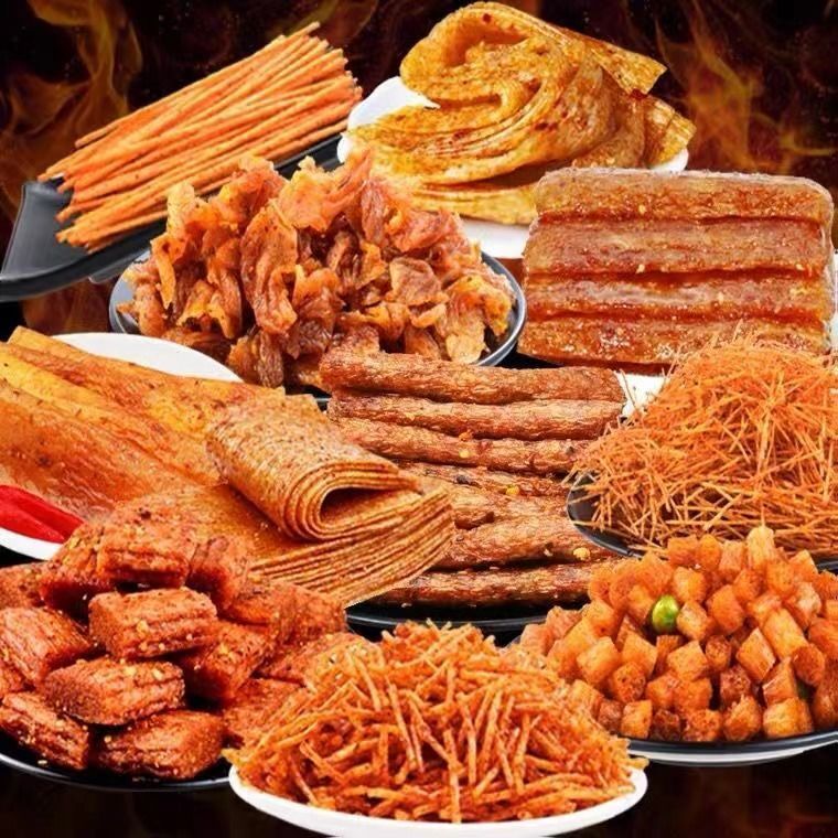 Classic Spicy Strips Mixed with Various Flavors, Internet Celebrity Snacks, Spicy Snacks, Snacks, Spree for Chopsticks