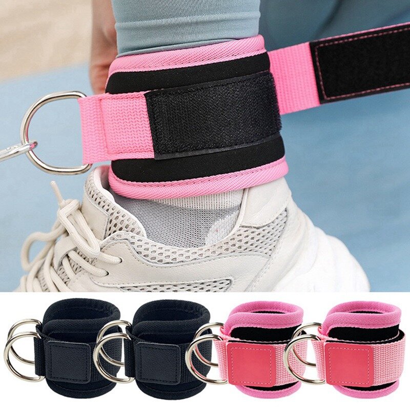 Um pedaço de cabo máquina tornozelo cinta acolchoado gym manguito para desconto glute workout perna extensões e raptores quadril