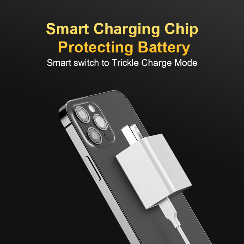 QCY – chargeur USB type-c 20W Quick Charge USB-A PD/QC/FCP, pour appareils iOS et Android, téléphone, ordinateur portable, écouteurs