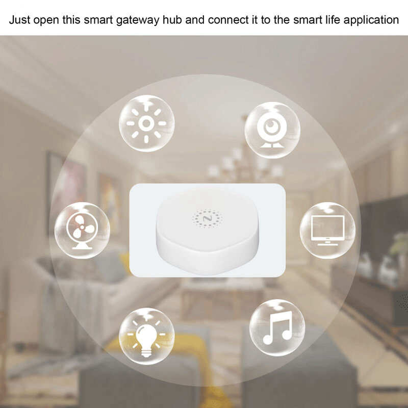 Tuya ZigBee3.0 – Hub passerelle intelligente pour maison connectée, application Smart Life, télécommande sans fil, fonctionne avec Alexa Google Home
