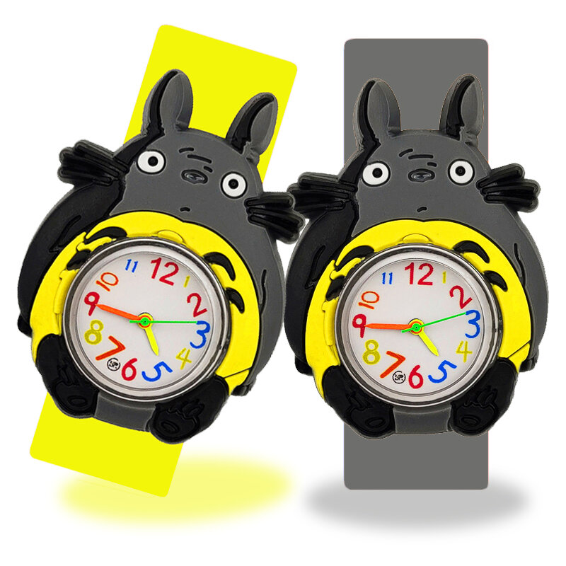 Reloj con diseño de Pantera Rosa para niños y niñas, pulsera de mano con diseño de conejo, mono, Baby Look Time Toy, de 1 a 15 años, Clcok