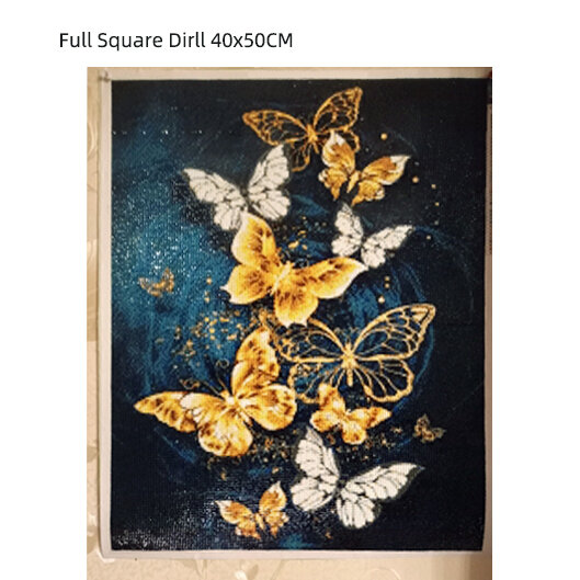 Evershine Lukisan Berlian Kupu-kupu 5D DIY Alat Jahit Silang Hewan Bordir Berlian Imitasi Mosaik Seni Dekorasi Rumah