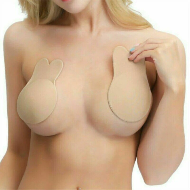 Autocollants de seins réutilisables pour femmes, pétales adhésifs invisibles pour lever le mamelon, sans bretelles, dos nu, en Silicone