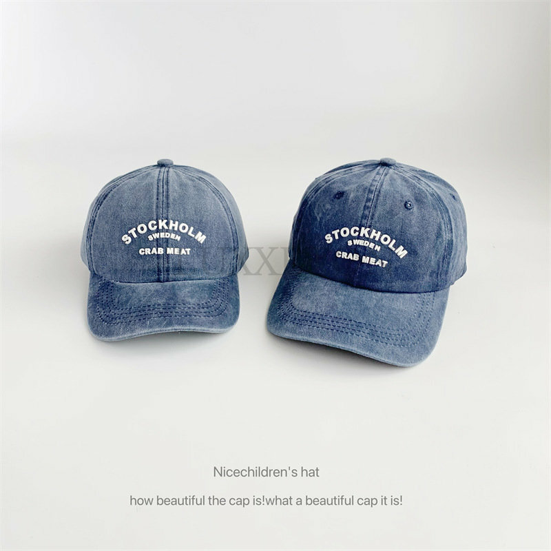 男の子と女の子のための色とりどりのプリントが施された野球帽,子供の日よけ帽,新しいコレクション2023