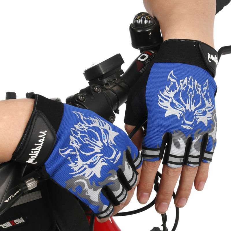 Новые спортивные перчатки с закрытыми пальцами для детей, Перчатки для фитнеса, катания на коньках, велосипедные солнцезащитные велосипедн...