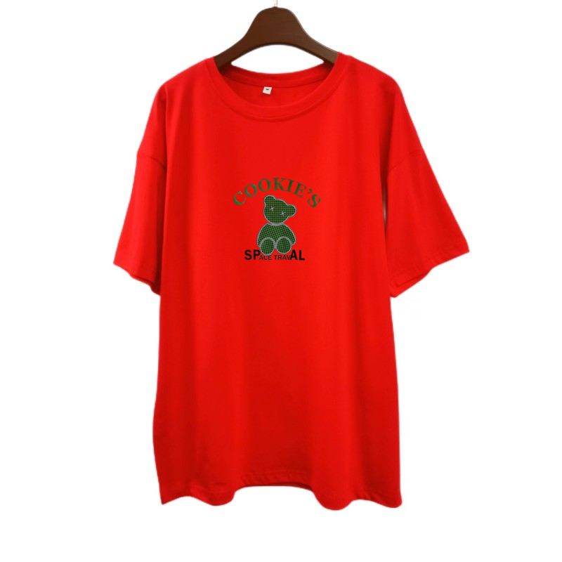 신제품 반팔 티셔츠 여성 코튼 루즈핏 상의, 캐주얼 학생 티셔츠 반소매