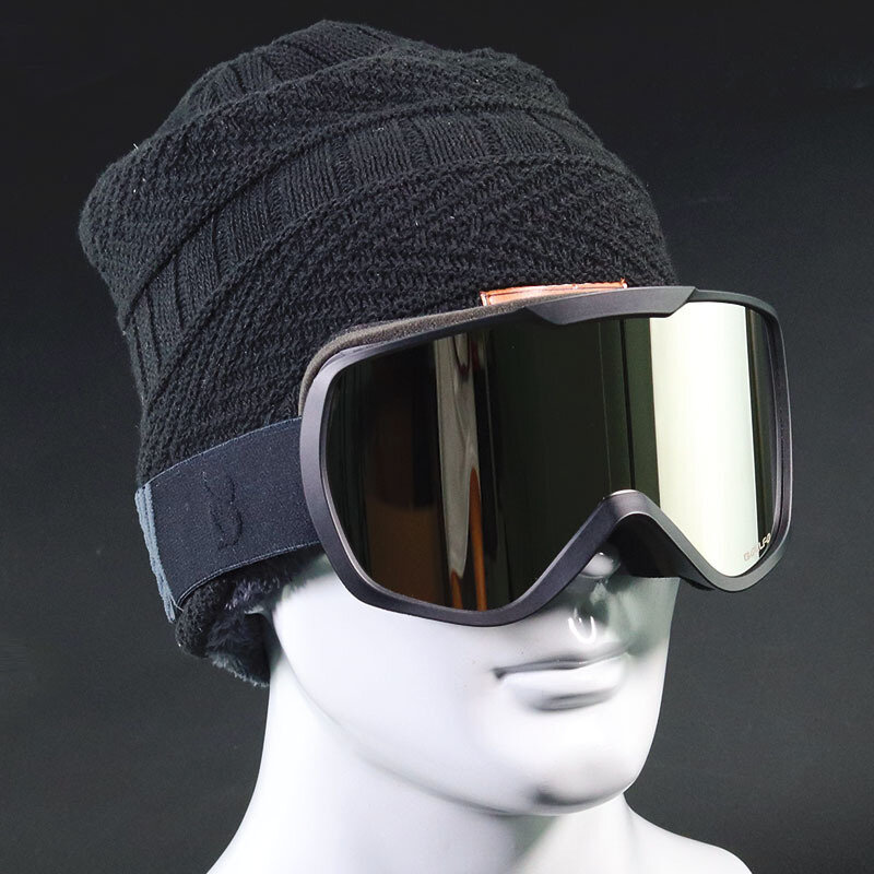 Estoque de fábrica nova dupla camada anti-nevoeiro grande cilindro óculos de esqui equipamento de esqui masculino e feminino óculos de proteção