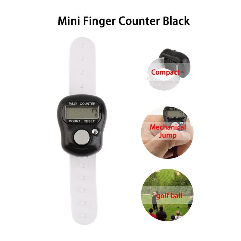 1 pces mini contador eletrônico digital de 5 dígitos lcd portátil mão operado contador de contagem de cozinha acessórios de cozinha contador