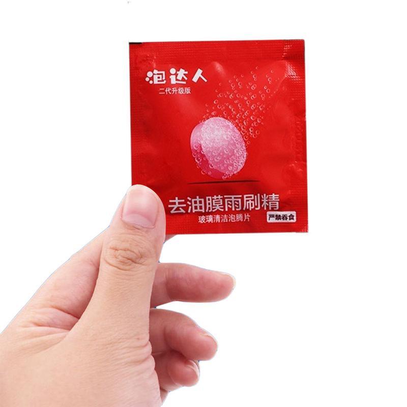Automotive Glass Water Effervescent Tablets All-purpose Wiper Solid Wiper Ultra-concentrate For Deconfouling Vehicles And Home