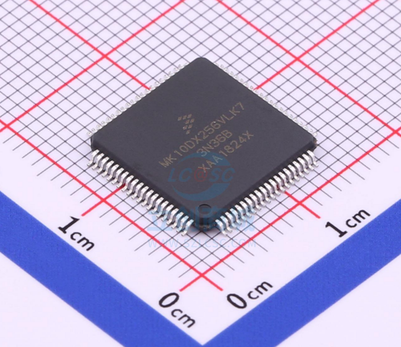 1 piezas/LOTE MK10DX256VLK7, paquete de LQFP-80, nuevo procesador Original/microcontrolador IC Chip