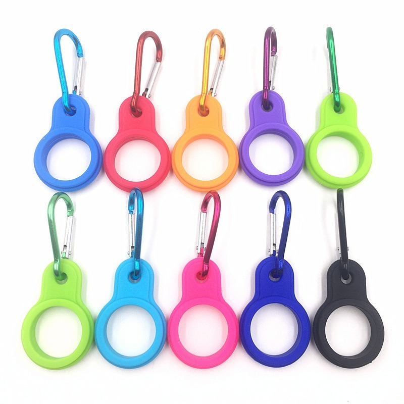 Kettle Hanging Buckle Carabiner Silicone Sports Water Bottle Holder Outdoor Camp Camping Portable Outdoor