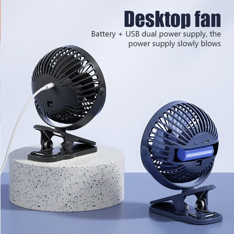 LMC USB Mini Wind Power Handheld Clip Fan Ultra-quiet Fan High Quality Portable Student Cute Small Cooling Ventilador Mute Funct