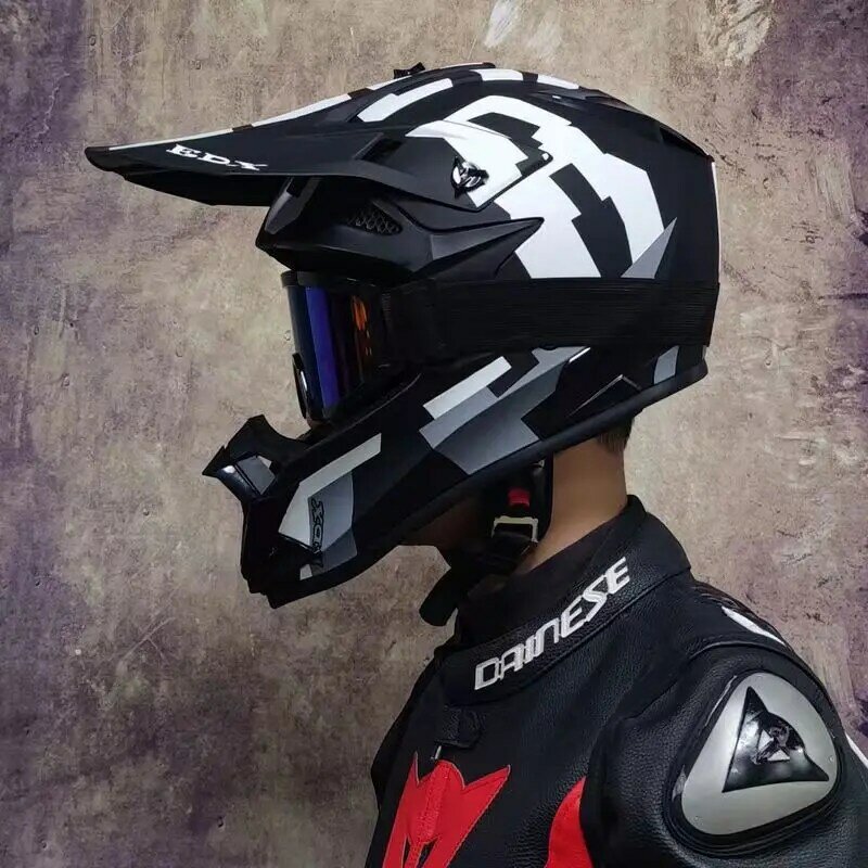 Шлем мотоциклетный всесезонный для мужчин и женщин, защитный шлем для горы, картинга на спуске с горы