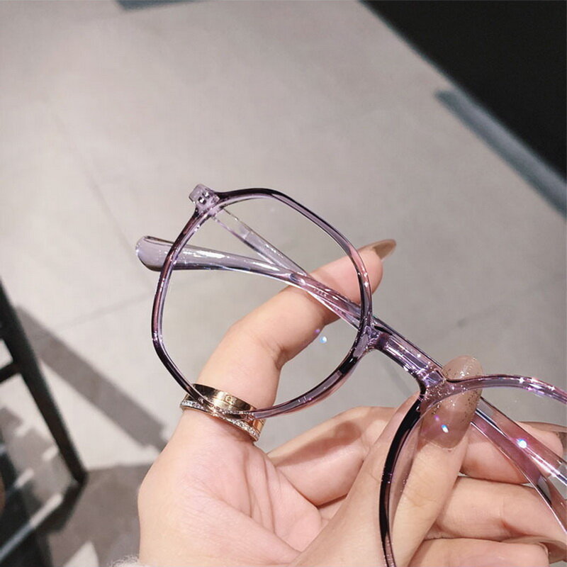 Kacamata Baca Transparan Mode Kacamata Cahaya Anti-biru Definisi Tinggi Tua dan Menengah Wanita untuk Orang Tua